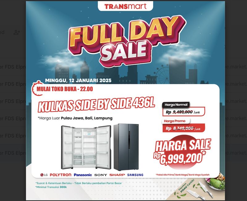 Transmart Full Day Sale