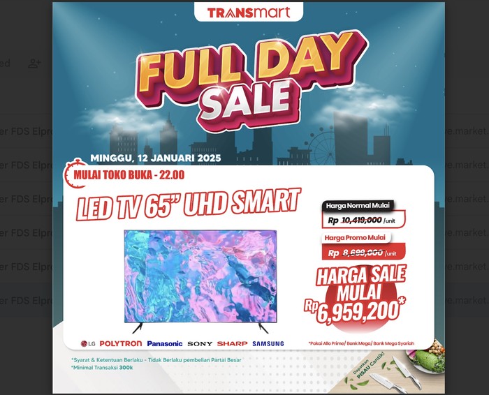 Transmart Full Day Sale