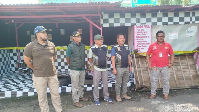 Warkop di Bangkalan disegel