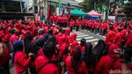 Aksi Kader PDIP Peringati HUT dan Dukung Hasto dengan Cap Darah