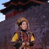 Pemotretan dilakukan dengan latar belakang Forbidden City di Beijing, China, menambah nuansa autentik dan bersejarah. Penampilannya pun menuai banyak pujian dari netizen. Foto: Instagram/@kiranalarasati