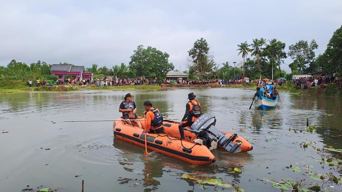 Lokasi korban diterkam buaya.