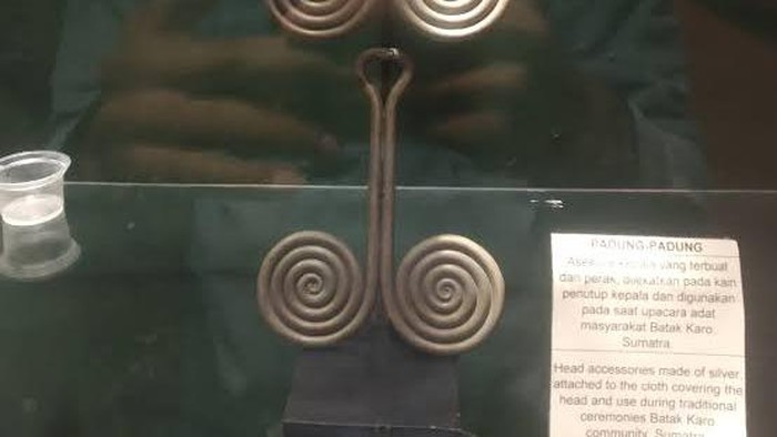 Penampakan padung-padung saat dipajang di museum: (Foto: Dok. Kemendikbud).
