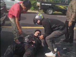 Kecelakaan Libatkan Moge Terjadi di Bangkalan, Warga: Jek Lok On Laon