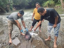 Warga Temukan Mayat Bayi di Kali Ancar Mataram, Polisi Turun Tangan