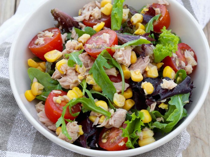 Resep Selada Tuna Jagung Manis