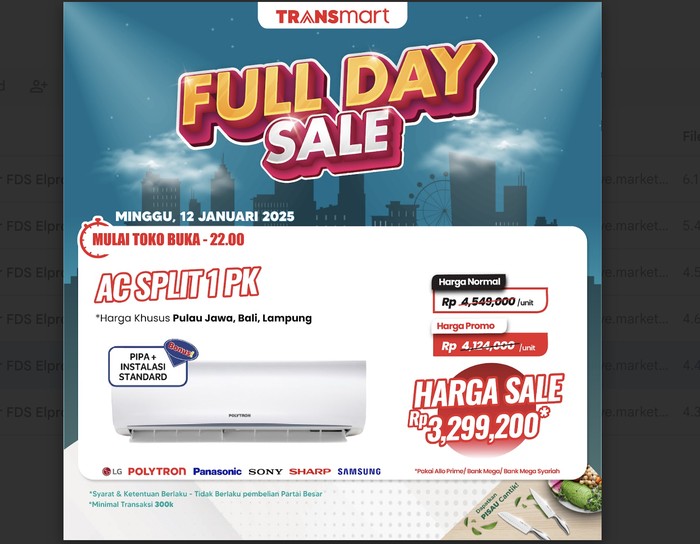 Transmart Full Day Sale