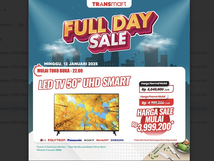 Transmart Full Day Sale
