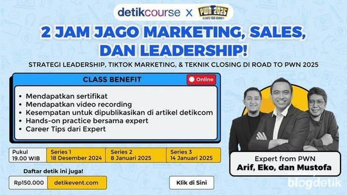 2 Jam jago marketing, sales dan leadership