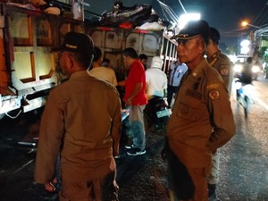 Depo Sampah di Jalan Pulau Kawe Dijaga Satpol PP