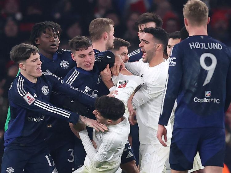 Potret Arsenal Vs Man United, Panas Banget!