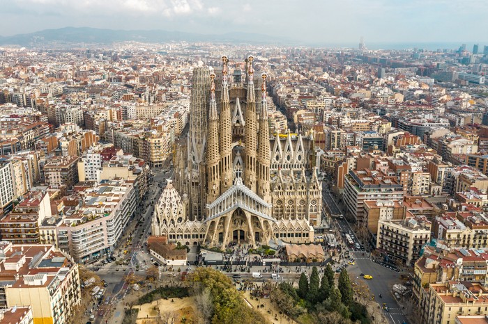 Basilica de la Sagrada Família di Kota Barcelona