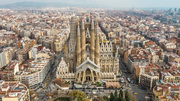 Basilica de la Sagrada Família di Kota Barcelona