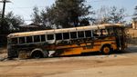 Penampakan Mobil dan Bus yang Gosong Usai Diamuk Api di California