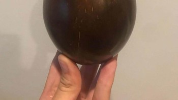 Telur? Bukan, ini kelapa bila dipoles. Foto: Boredpanda  