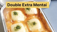 Di Depan Taman Sambas, Kebayoran Baru, ada Dimsum Mentai Alima House. Mereka menawarkan Dimsum Mentai Single Original isi 6 seharga Rp 49 ribu. Ada juga yang mix pakai keju mozzarella. Foto: Instagram alima.house