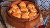 Ngemil dimsum enak di Mampang, coba pesan dari Dimsum Corner. Dimsum Mentai isi 10 buah harganya Rp 68 ribu. Isi dimsumnya ada udang, ayam, tuna, daging sapi, dan jamur. Foto: Dimsum Corner