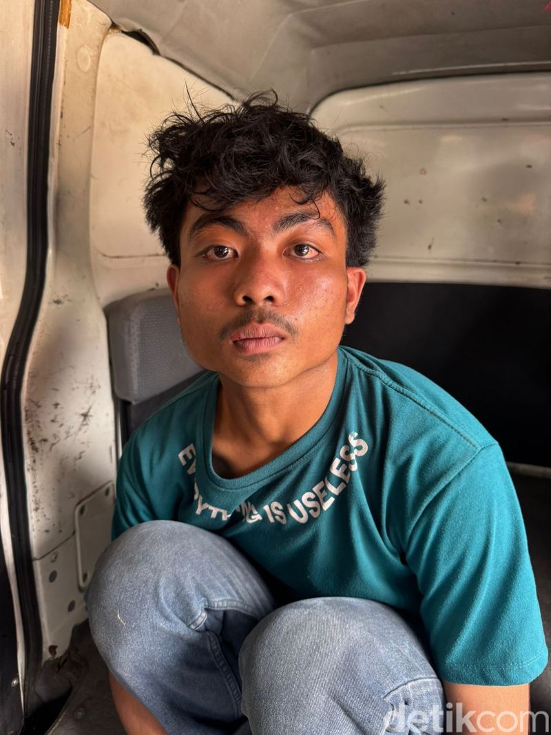Ferdi (19) , pelaku pelecehan terhadap wanita saat joging di Makassar.
