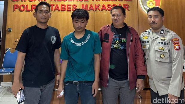 Ferdi (19) , pelaku pelecehan terhadap wanita saat joging di Makassar.