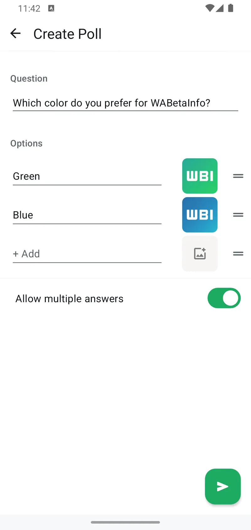 Fitur Jajak Pendapat WhatsApp Bisa Tambahkan Gambar