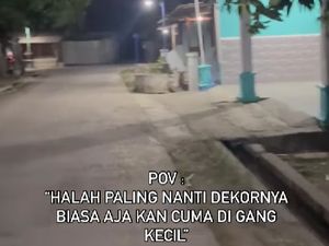 Viral Transformasi Dekor Pernikahan di Gang Sempit, Before After Bikin Melongo