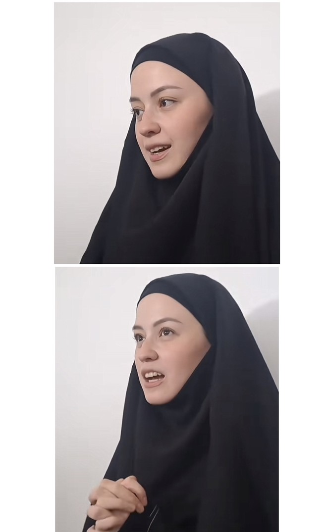 Wanita yang bernama lengkap Kimberly Alvionnella Ryder ini mengaku sudah memiliki koleksi busana muslim. Insya Allah ke depannya untuk istiqomah. Sudah banyak sih Alhamdulillah. karena mau umrah juga kan sudah ada stok baju kajian dan umrah. Nyamannya sampai sekarang belum 100% nyaman semua orang mungkin feelingnya beda. Cuma aku orangnya gerahan. Cuma balik lagi lebih panas di sini atau neraka? Kita mindsetnya harus ke arah situ, ujarnya. Foto: Dok. @nyinyir_update_official.