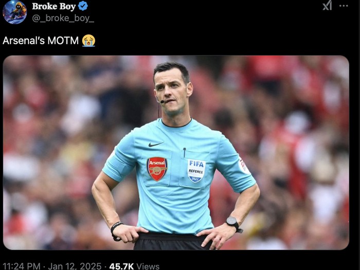 Meme Arsenal vs MU