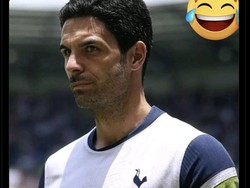 Mikel Arteta diledek sudah membuang satu kesempatan lagi untuk meraih trofi di Arsenal. Foto: dok. Internet/X (Twitter)