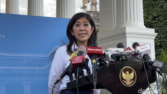 Menteri Komunikasi dan Digital (Menkomdigi) Meutya Hafid (Firda CA/detikcom)