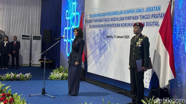 Pelantikan Pejabat Komdigi