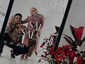 Salma Salsabil dan Dimansyah Laitupa Resmi Menikah di Surabaya