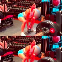 Setelah bertekad untuk menurunkan berat, Sara Ali Khan mulai menerapkan diet ketat juga menggabungan olahraga kardio dan latihan kekuatan. Foto: Instagram