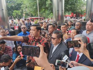 Sekjen PDIP Tiba di KPK untuk Diperiksa sebagai Tersangka
