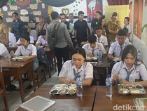 Hari Pertama Makan Bergizi Gratis di Karangasem Sasar 18 Sekolah PAUD-SMA