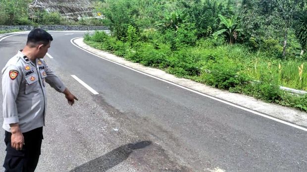 TKP korban ditemukan tergeletak