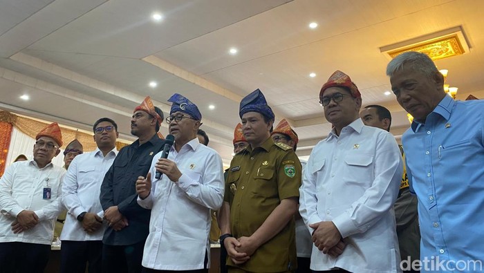 Zulhas usai Rakor Pangan di Provinsi Sumsel