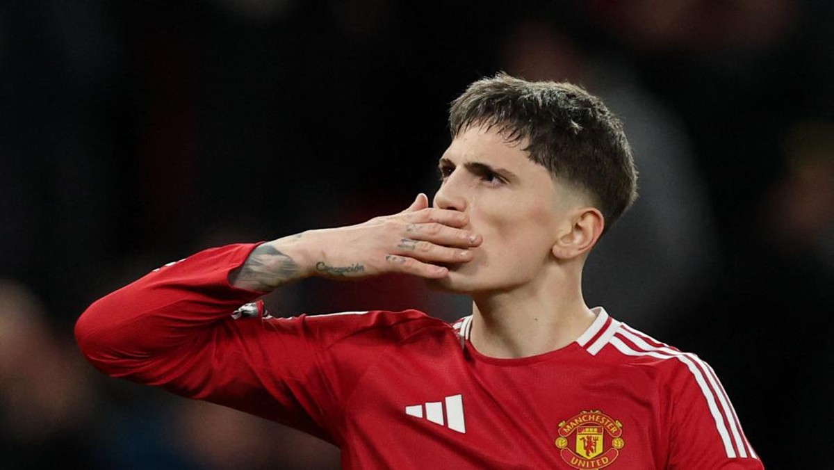 Alejandro Garnacho diakui Ruben Amorim pemain yang berbakat. (Foto: REUTERS/Phil Noble)