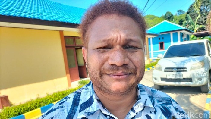 Anggota DPRD RI Paul Finsen Mayor. Paulus Pulo/detikcom