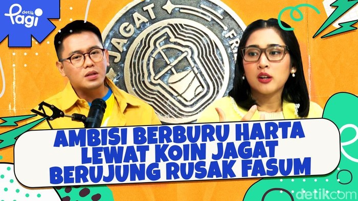 Detik Pagi edisi Rabu, 15 Januari 2025 membahas Ambisi Berburu Harta Lewat Koin Jagat Berujung Rusak Fasum