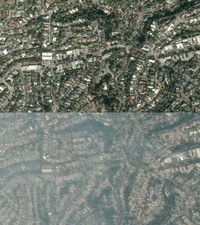 Foto Satelit Sebelum dan Sesudah Kebakaran LA