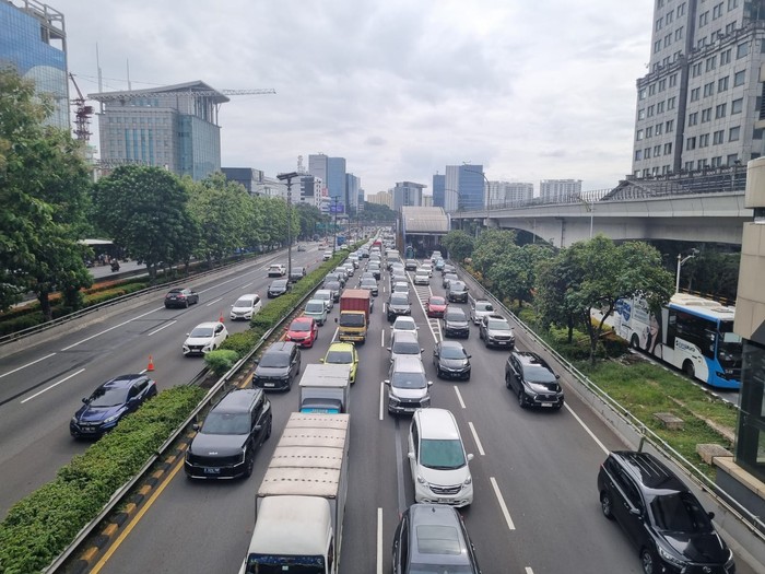 Info Kepadatan Lalin di Tol Dalkot Pagi Ini