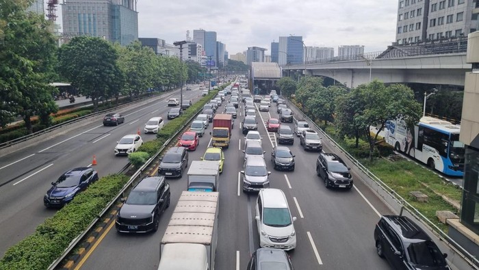 Info Kepadatan Lalin di Tol Dalkot Pagi Ini