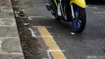 Ini TKP Pemotor Tewas Terlindas Bus di Ciputat