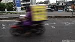 Ini TKP Pemotor Tewas Terlindas Bus di Ciputat