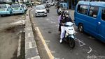 Ini TKP Pemotor Tewas Terlindas Bus di Ciputat