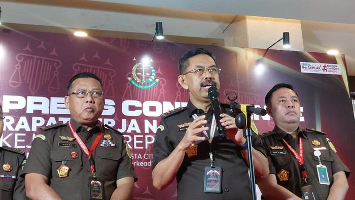 Jaksa Agung Muda Bidang Tindak Pidana Umum (Jampidum), Asep Nana Mulyana selaku ketua panitia menyebut rakernas Kejagung.