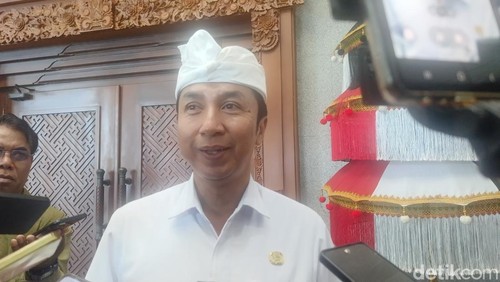 Kepala Bappeda Bali I Wayan Wiasthana Ika Putra di kantor Bank Indonesia Provinsi Bali, Selasa (14/1/2025).