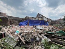 Bekas Bahan Peledak Ditemukan di Rumah Polisi Mojokerto yang Meledak