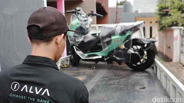 Motor listrik Alva Cervo Q untuk pemenang kuis detikOto.
