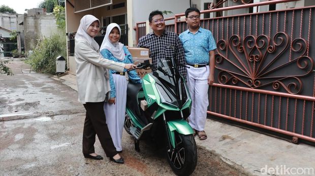 Pemenang hadiah Alva Cervo Q dari detikOto.